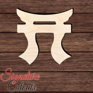 Tory Symbol 001 Shape Cutout in Wood, Acrylic or Acrylic Mirror - Signature Cutouts