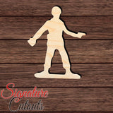 Toy Soldier 001 Shape Cutout in Wood