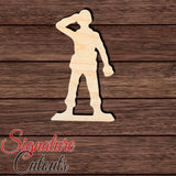 Toy Soldier 003 Shape Cutout in Wood