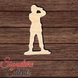 Toy Soldier 004 Shape Cutout in Wood