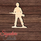Toy Soldier 006 Shape Cutout in Wood