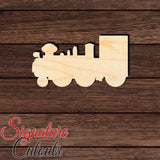 Train 001 Shape Cutout in Wood, Acrylic or Acrylic Mirror - Signature Cutouts