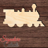 Train 004 Shape Cutout in Wood, Acrylic or Acrylic Mirror - Signature Cutouts