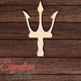 Trident 011 Shape Cutout in Wood, Acrylic or Acrylic Mirror - Signature Cutouts