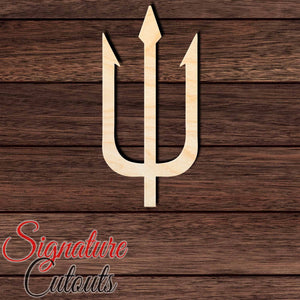 Trident 018 Shape Cutout in Wood, Acrylic or Acrylic Mirror - Signature Cutouts