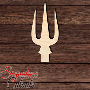 Trident 020 Shape Cutout in Wood, Acrylic or Acrylic Mirror - Signature Cutouts