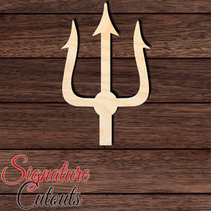 Trident 021 Shape Cutout in Wood, Acrylic or Acrylic Mirror - Signature Cutouts