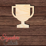 Trophy Cup 001 Shape Cutout in Wood, Acrylic or Acrylic Mirror - Signature Cutouts