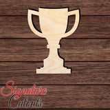 Trophy Cup 003 Shape Cutout in Wood, Acrylic or Acrylic Mirror - Signature Cutouts