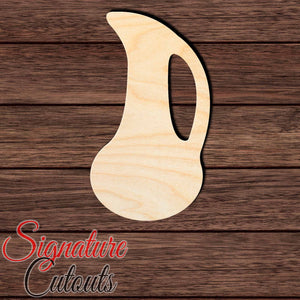 Vase 010 Shape Cutout in Wood, Acrylic or Acrylic Mirror - Signature Cutouts