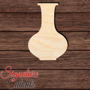 Vase 013 Shape Cutout in Wood, Acrylic or Acrylic Mirror - Signature Cutouts