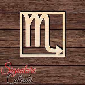 Virgo 002 Shape Cutout in Wood, Acrylic or Acrylic Mirror - Signature Cutouts