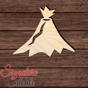 Volcano 001 Shape Cutout in Wood, Acrylic or Acrylic Mirror - Signature Cutouts
