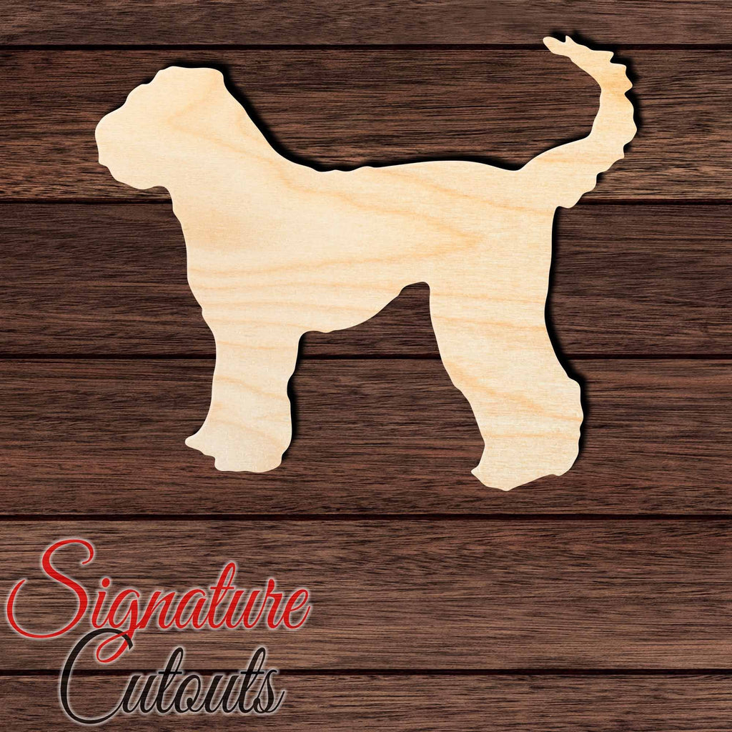 Whoodle Shape Cutout in Wood, Acrylic or Acrylic Mirror - Signature Cutouts