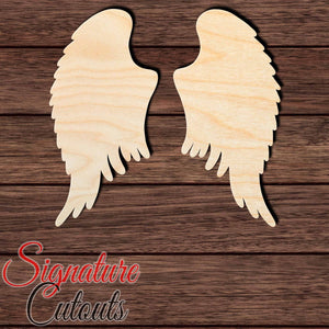 Wings 013 Shape Cutout in Wood, Acrylic or Acrylic Mirror - Signature Cutouts