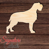 Wirehaired Pointing Griffon Shape Cutout in Wood, Acrylic or Acrylic Mirror - Signature Cutouts