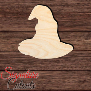Wizard Hat 001 Shape Cutout in Wood Craft Shapes & Bases Signature Cutouts 