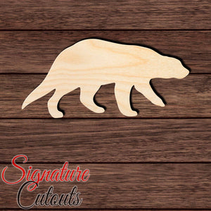 Wolverine 003 Shape Cutout in Wood, Acrylic or Acrylic Mirror Craft Shapes & Bases Signature Cutouts 