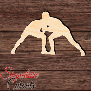 Wrestling 001 Shape Cutout in Wood, Acrylic or Acrylic Mirror - Signature Cutouts