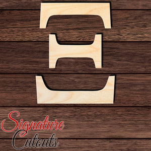 Xi Shape Cutout - Signature Cutouts