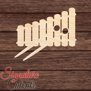 Xylophone 001 Shape Cutout in Wood, Acrylic or Acrylic Mirror - Signature Cutouts