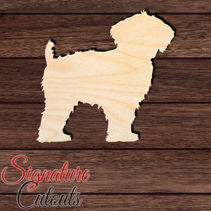 Yorkipoo Shape Cutout in Wood, Acrylic or Acrylic Mirror - Signature Cutouts