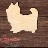 Yorkshire Terrier 002 Shape Cutout in Wood, Acrylic or Acrylic Mirror - Signature Cutouts